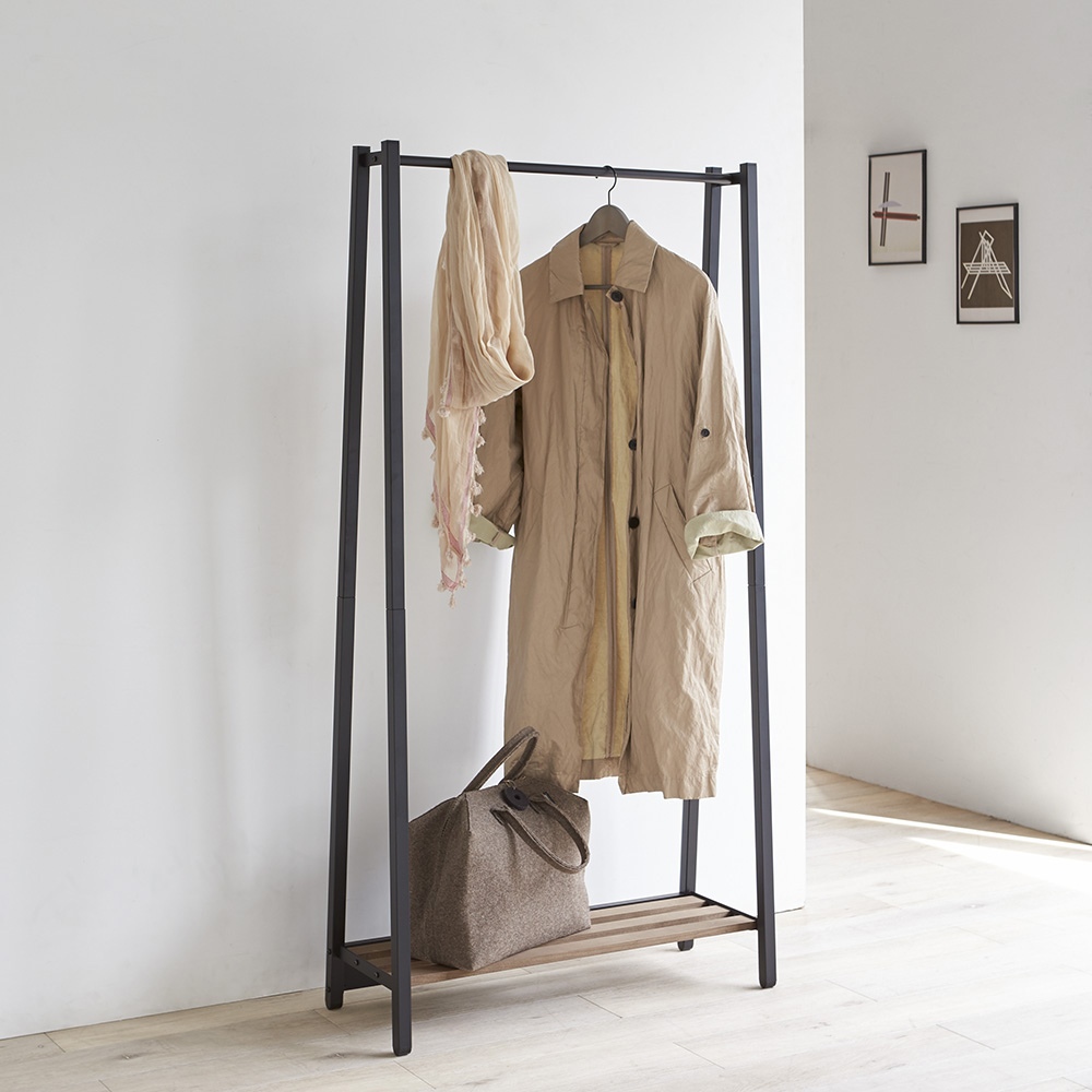 dinos（ディノス） ヴィンテージ調 スリムAラインコートハンガー 幅