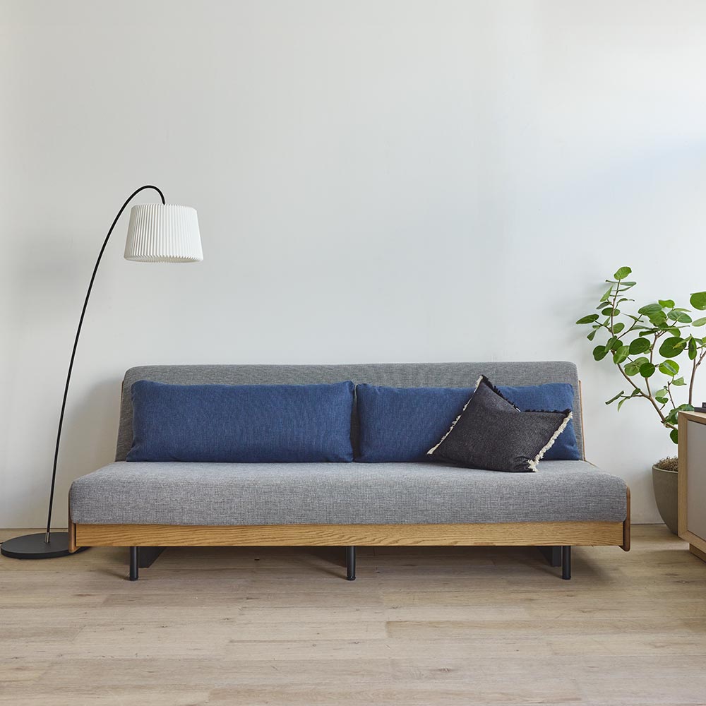 dinos　ディノス※ソファーベッド　美品♪ 奥行きにこだわったソファベッド 幅196cm奥行70cm 通販 - ディノス