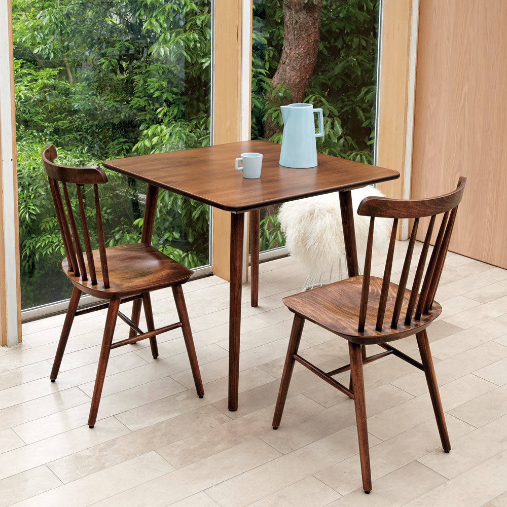 dinos（ディノス） アンティーク風テーパーダイニングテーブル 正方形