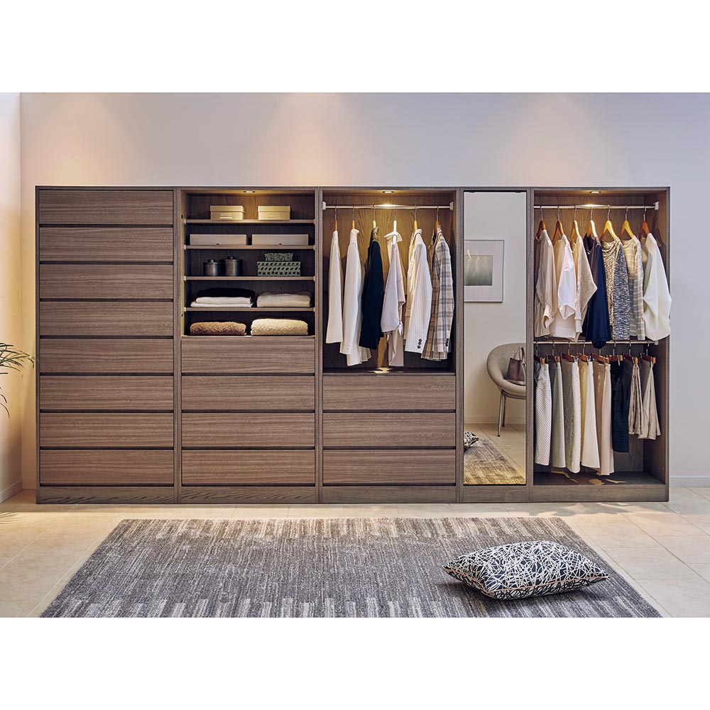 アイデア次第で組合わせ自由自在❤大容量＆大収納❣スタイリッシュ☆ワードローブ アイデア次第で組合わせ自由自在❤大容量＆大収納❣スタイリッシュ☆