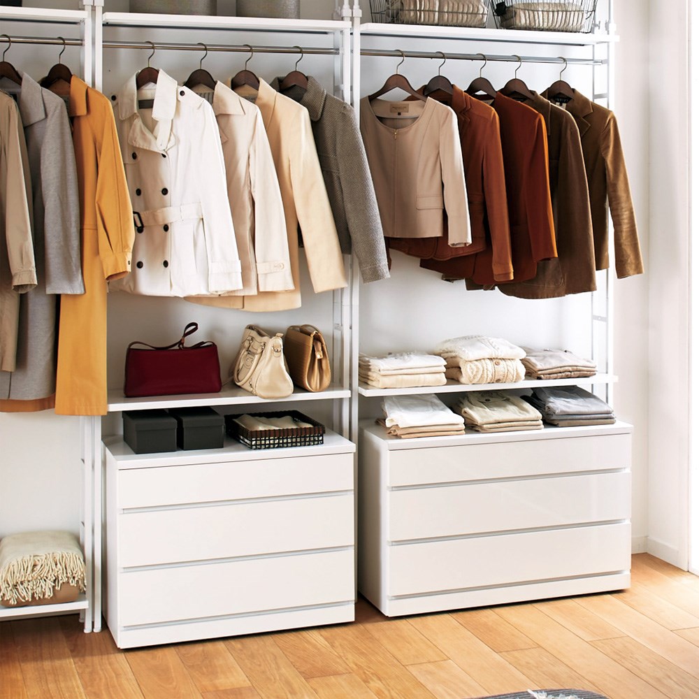 dinos（ディノス） クローゼットチェスト（隠しキャスター付き） 幅