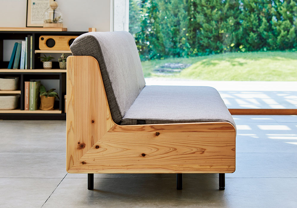 dinos（ディノス） ソファベッド ソファー 日田杉 ごろ寝ソファベッド