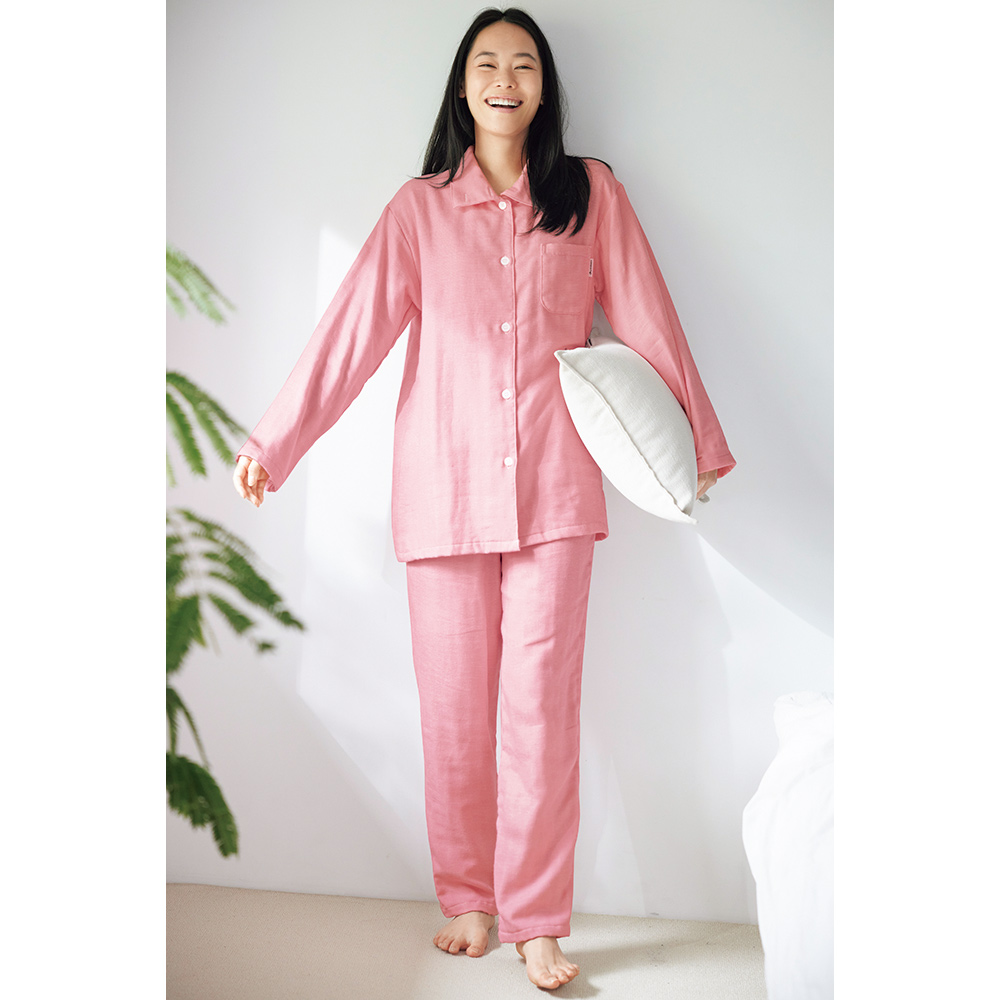 phiten/ファイテン 3重ガーゼ 裏起毛パジャマ M71204 Phiten（ファイテン） 3重ガーゼ 裏起毛パジャマ M71204 : ディノス