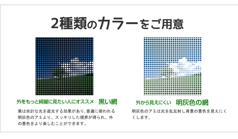 公式 網戸 網戸張り替え 防虫ネット 虫のイヤがる網 26メッシュ 幅90cm×長さ2.3m ブラック グレイ 【ダイオブランド】 関連画像5