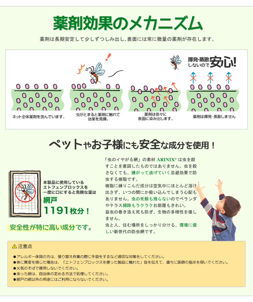 公式 網戸 網戸張り替え 防虫ネット 虫のイヤがる網 26メッシュ 幅90cm×長さ2.3m ブラック グレイ 【ダイオブランド】 関連画像3