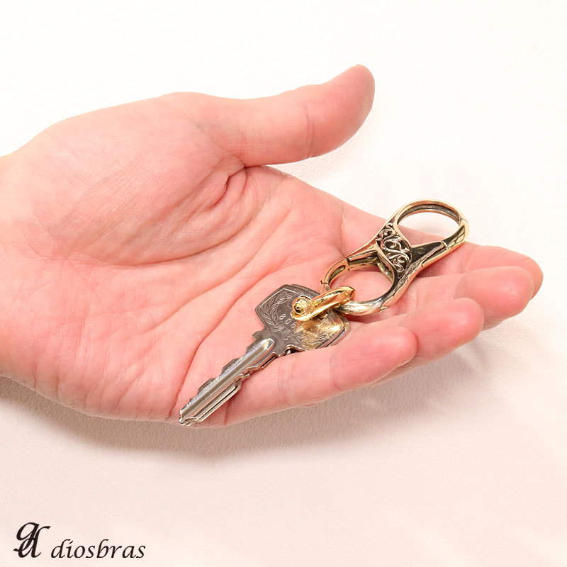 ダブルのキーホルダー 楽天市場】ダブルリング キーホルダー キーリング カラビナフック