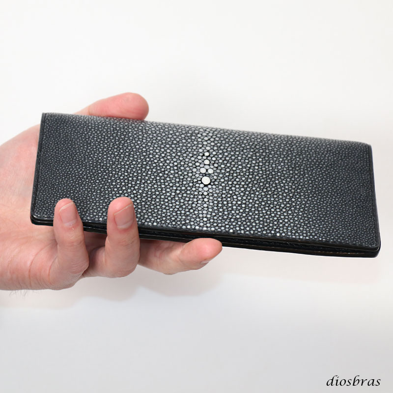 ガルーシャ【内側レッド】銀スリ スティングレイ メンズ 二つ折り長財布 ガルーシャ【内側レッド】銀スリ スティングレイ メンズ 二つ折り長