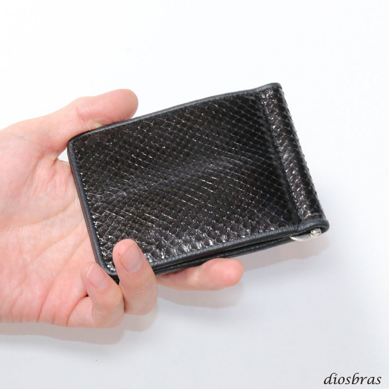 プレブリック マネークリップ 財布 ブラック 二つ折り レザー ウォレット プレブリックマネークリップ財布
