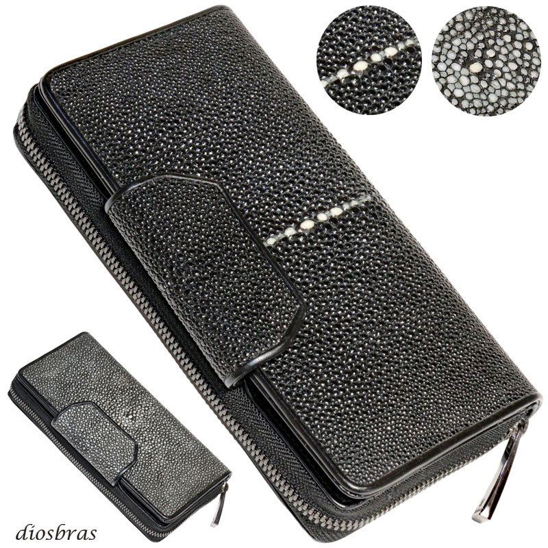 ★値下げ継続中★【新品・高級品】ガルーシャ長財布　イントレ　ブラック ガルーシャ・7ラインZIP長財布（ブラック） – muta Online Store