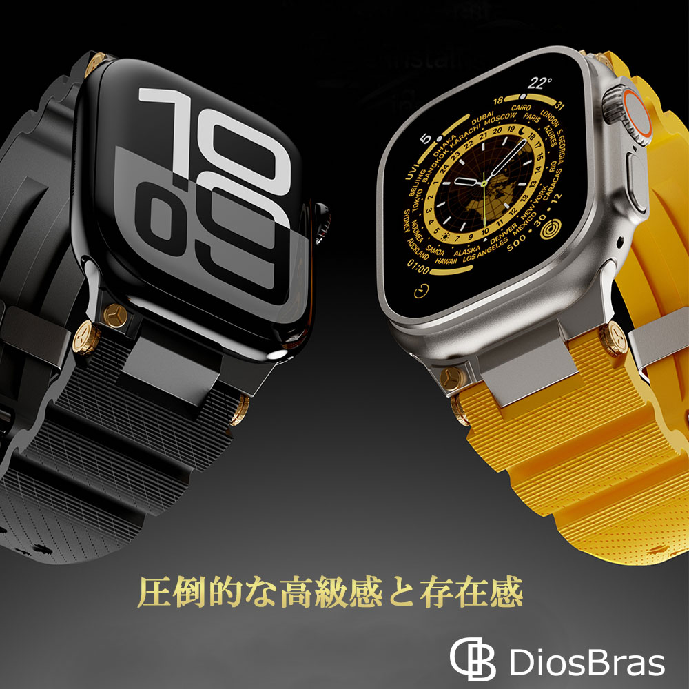 Apple Watch アップルウォッチ 高級 バンド シリコン スポーツ ラバー