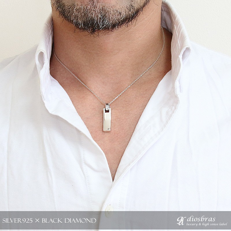 ブラックダイヤモンド ネックレス ブラック ダイヤモンド 0.03ct