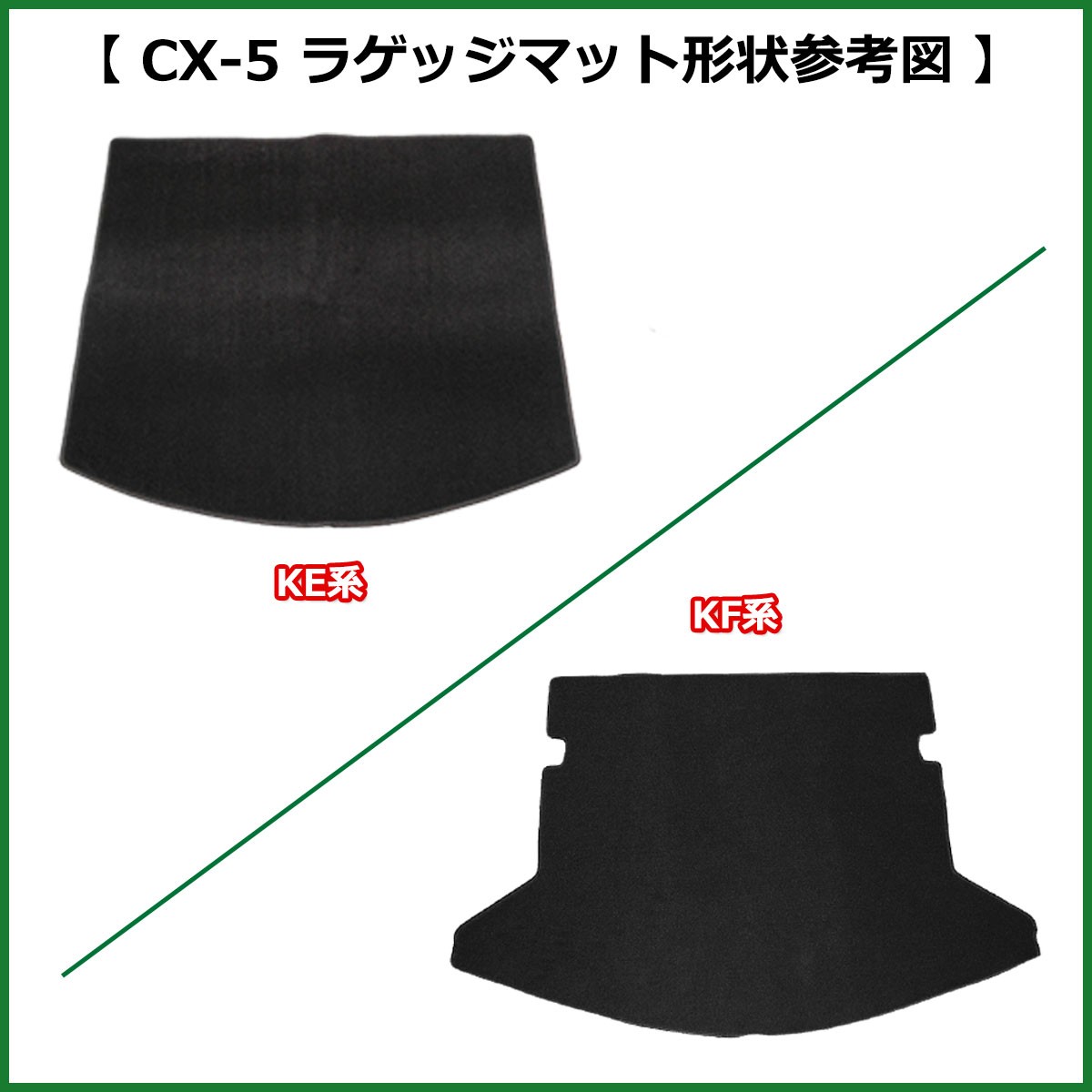 シーエックス マツダ 新型CX-5 CX‐5 KF系 旧型CX5 KE系 ラゲッジマット