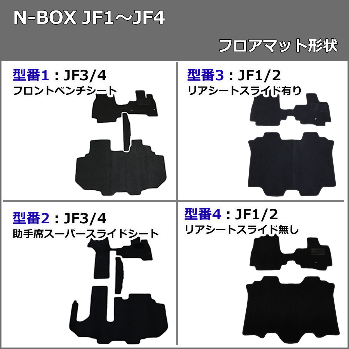 ホンダ NBOX NBOXカスタム Nボックス N-BOX JF1 JF2 JF3 JF4 フロア