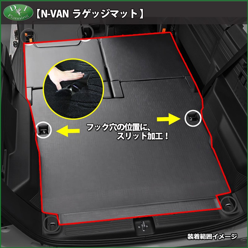 ホンダ N-VAN Nバン JJ1 NVAN N-バン エヌバン ラゲッジマット ラゲージカバー DX ラゲッジスペースマット ラゲッジシート  カーゴマット パーツ