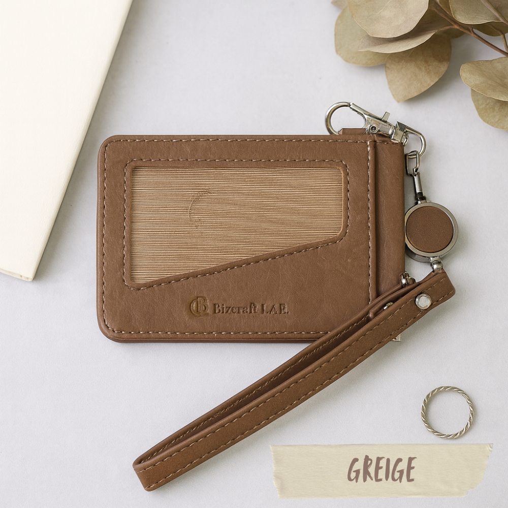 ストラップ付き 超お得！二つ折りカードケース 7枚収納 9色展開 ギフトBOX付 メンズ レディース 撥水レザー |  | 03