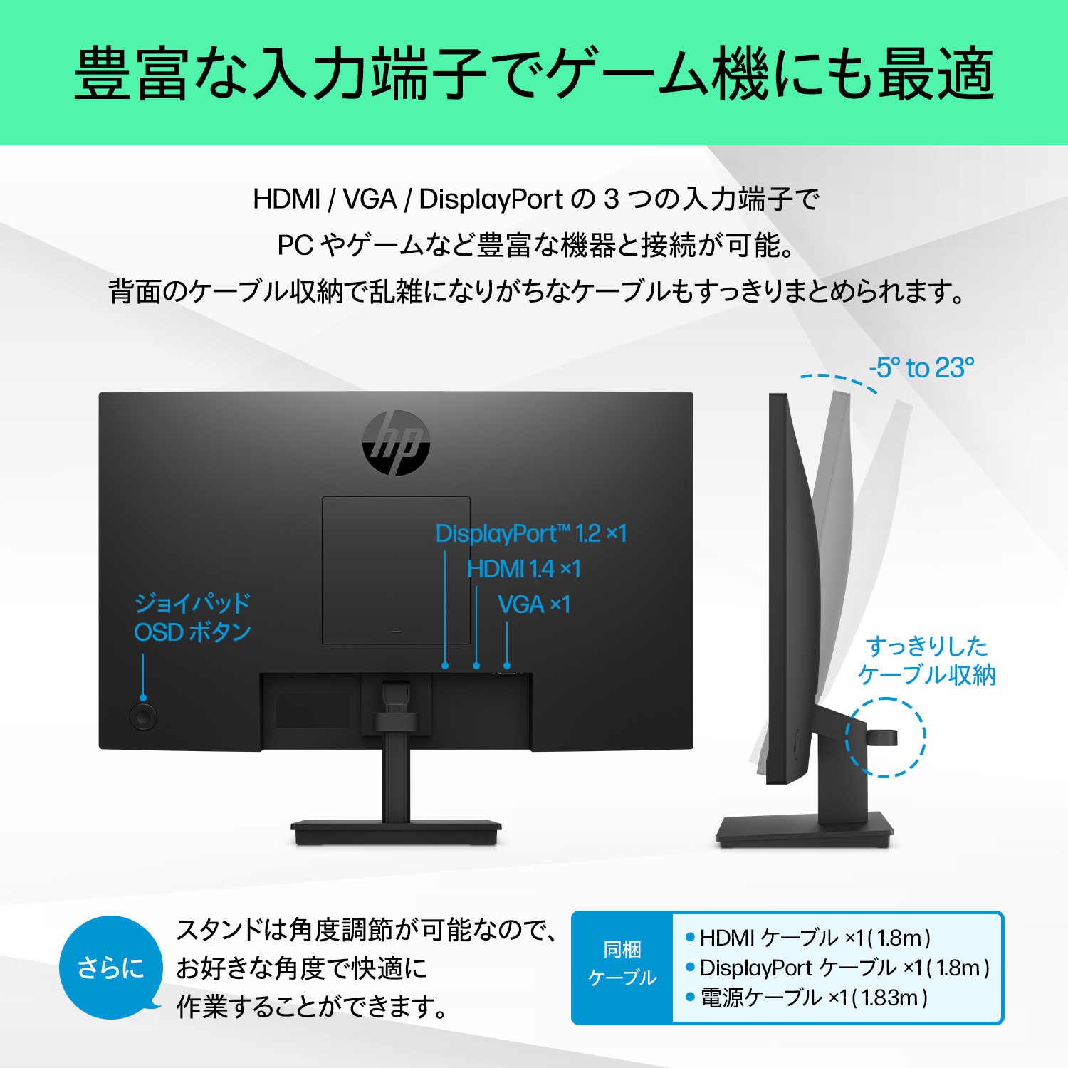 日本HP モニター 新品 HP Series 3 Pro 324pf FHD ディスプレイ IPS