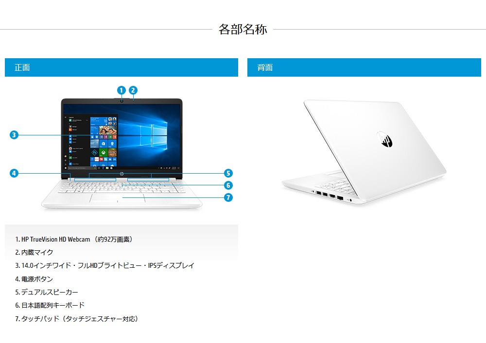 Hp 14s 型番 1a6c4pa ad Amd Athlon Silver 3050u 4gbメモリ 128gb Ssd フルhd Wps Office付き 新品 Windows 安い 14 0型 100 品質保証 10 ノートパソコン