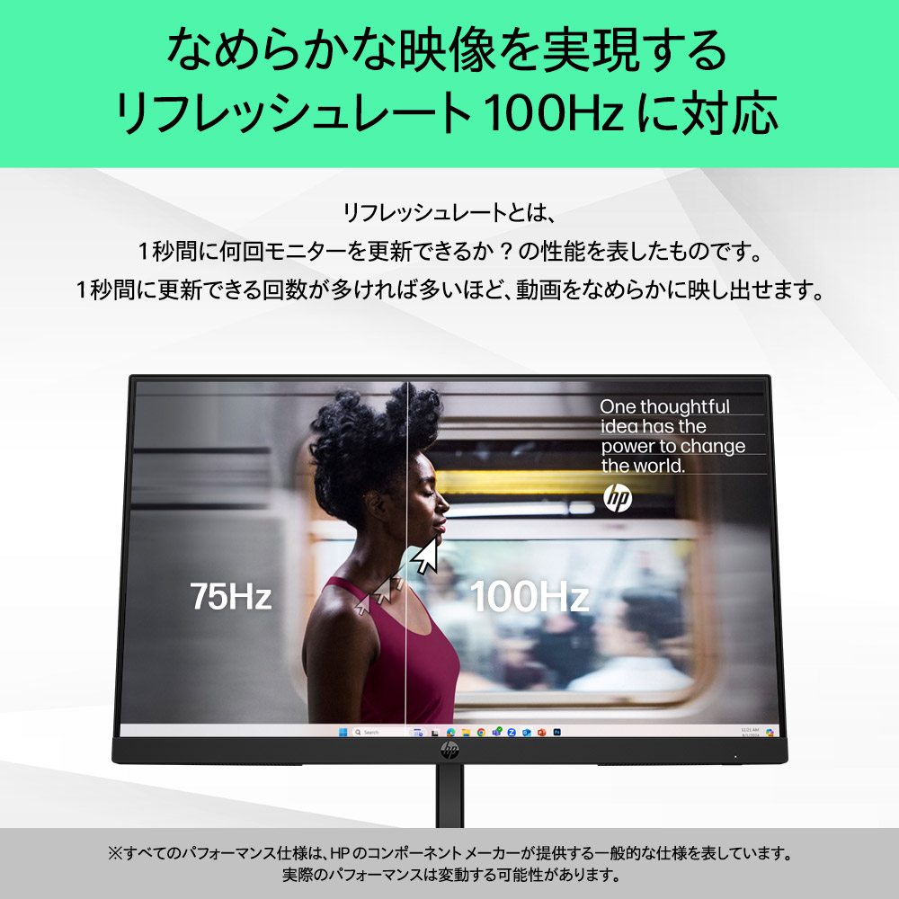 モニター 新品 HP Series 3 Pro 327ph FHD ディスプレイ IPS 27.0インチ フルHD 非光沢 スピーカー付 高さ調整 角度調整 100Hz 3年保証 (型番：B0CG8UT-AAAA)