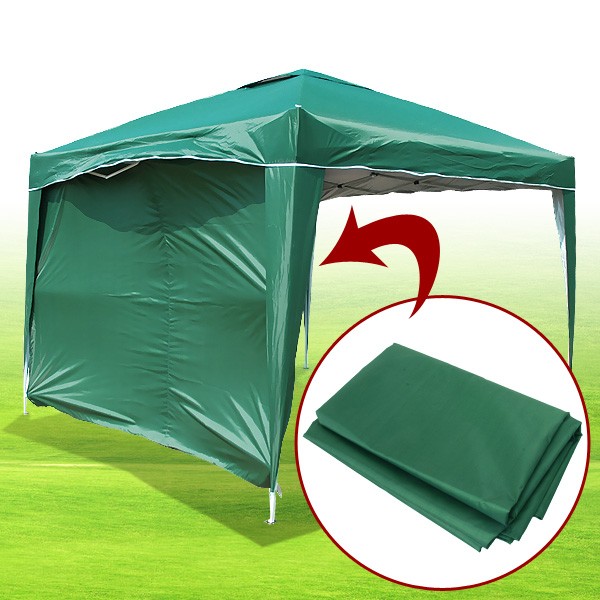 テント用サイドシート 裏銀 3m×3m タープテント対応 キャンプ アウトドア タープ 簡単設置 運動会 サイドシート 横幕 1枚
