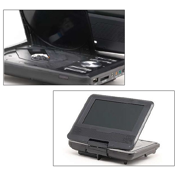ポータブルDVDプレーヤー 7インチ ZM-700S DVDプレーヤー ポータブル 3
