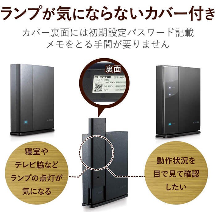 無線LAN ルーター 無線ルーター エレコム WiFi 11ac ac2600 1733+ 