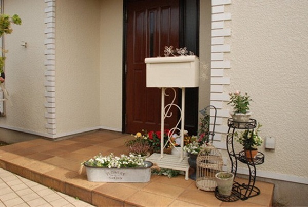 不二貿易（Fuji Boeki） ポスト 置き型 おしゃれ 郵便ポスト 屋外用