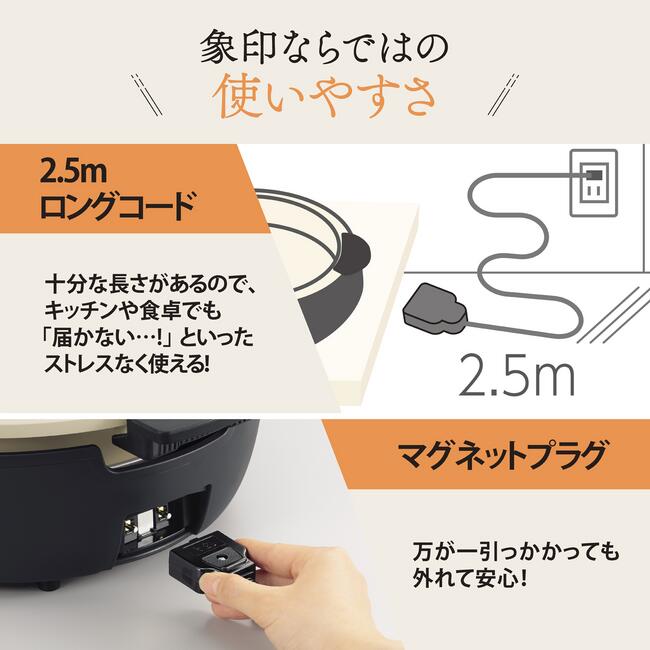 象印（ZOJIRUSHI） グリル鍋 2人用 3人用 直火対応 グリルなべ 鍋 3枚