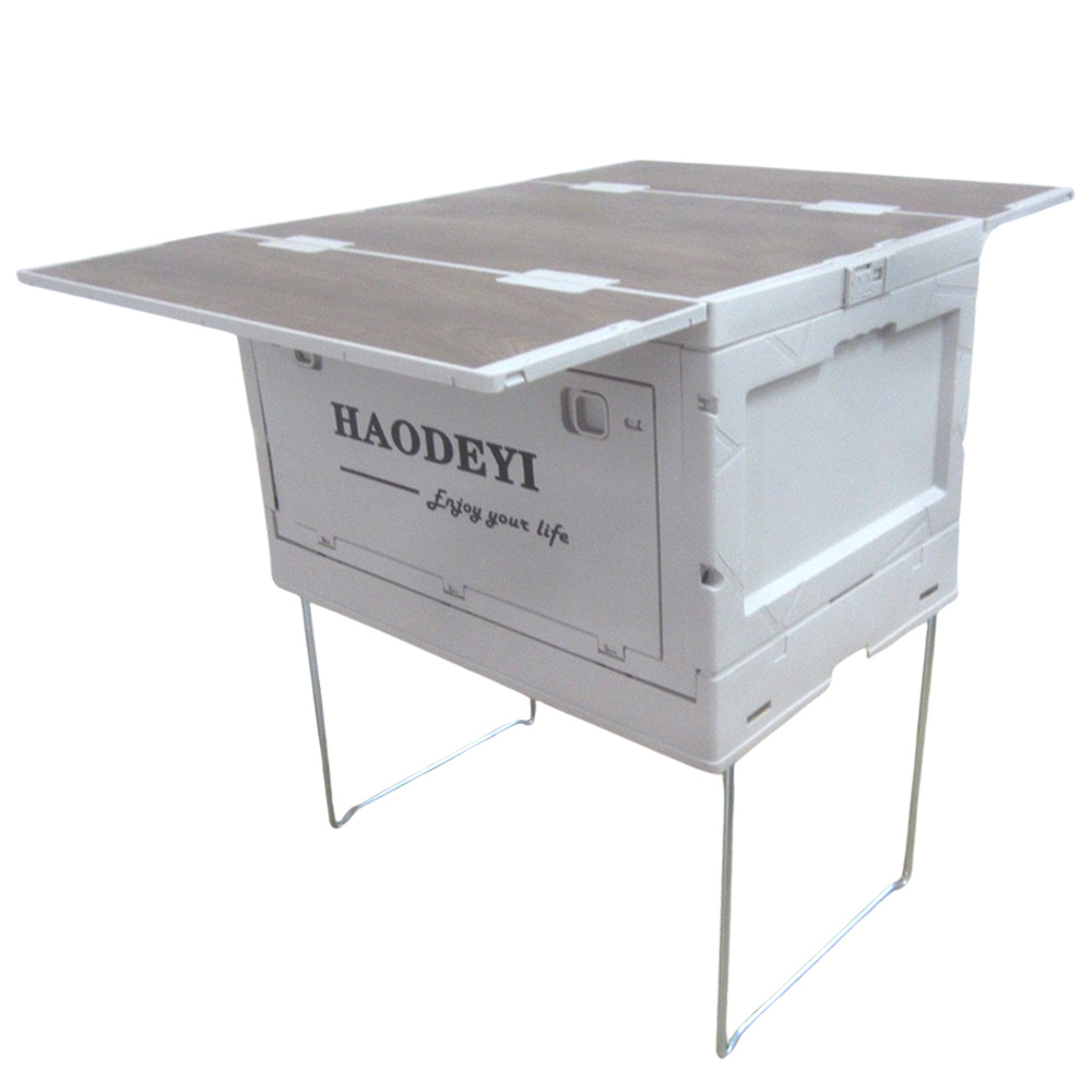 コンテナボックス 屋外 折りたたみ テーブル アウトドア 小型 収納