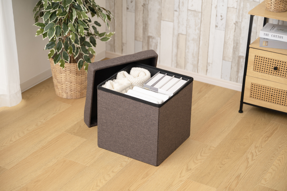 スツール 収納 ボックス 38×38cm 収納スツール 収納付き 椅子 収納