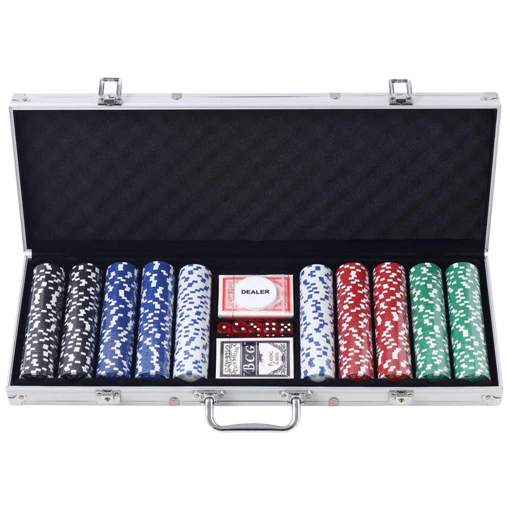 ポーカーチップ 500枚 カジノチップ 500枚セット ゲーム用チップ 