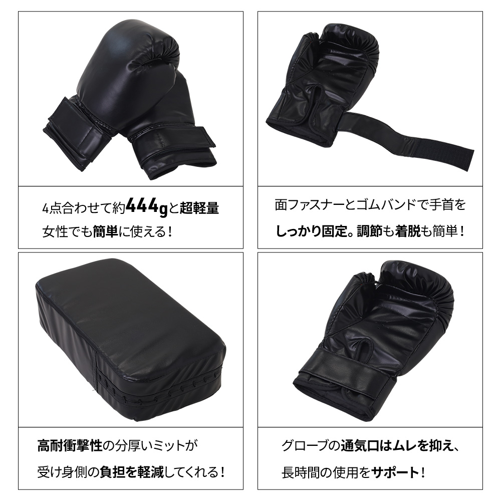 パンチ キック ミット ミット打ち トレーニング ボクシング キック