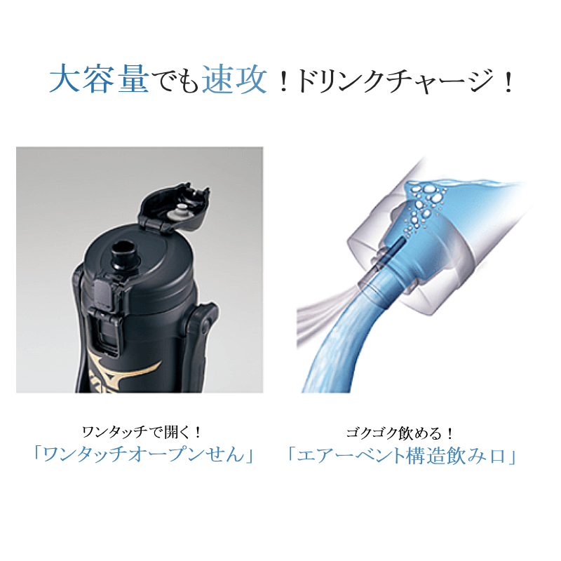 象印（ZOJIRUSHI） 水筒 ワンタッチ ステンレスボトル 2リットル 2.06L