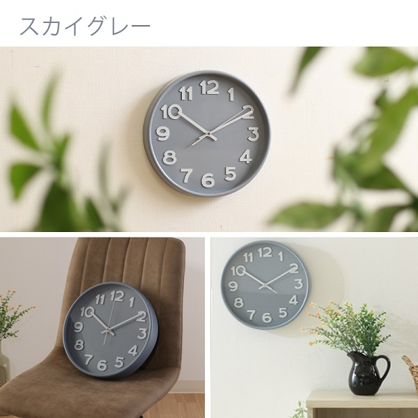 LAPIS 木製掛時計 小人像付き 約30cm a000000134890-9.jpg