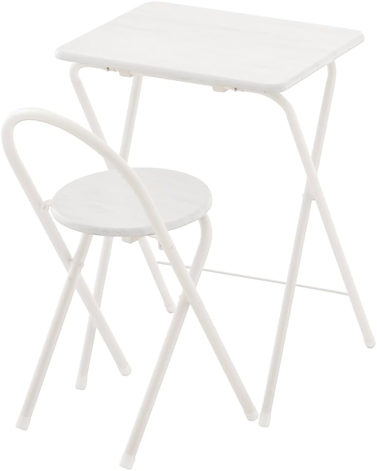 折りたたみデスク チェアセット 完成品 テーブル チェア 幅48cm