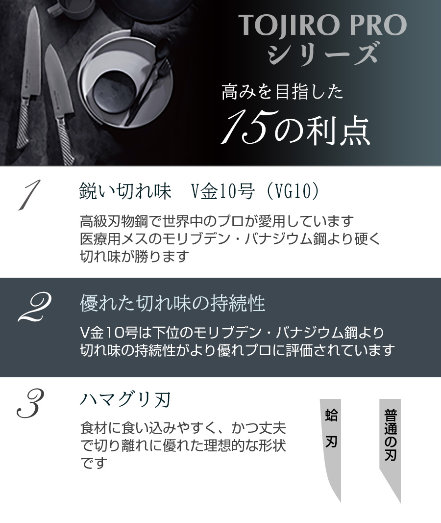 包丁 藤次郎 オールステンレス V金10号