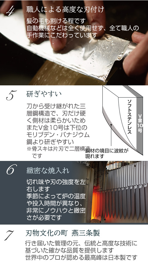 大流行中！ 藤寅作 骨スキ 150mm 日本製 コバルト合金鋼2層複合材 片刃 肉を骨から剥がす特殊包丁 魚も捌ける 柄は握りやすいトルネード模様  オー discoversvg.com