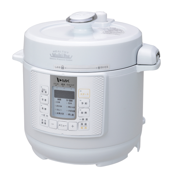 電気圧力鍋 3l 圧力鍋 電気 1台6役 お手入れ簡単 炊飯器 タイマー 蒸し調理 加圧調理 発酵 甘酒 納豆 パン スロー調理 エムケー精工  スロークッカー : ea-130k : dish(ディッシュ) - 通販 - Yahoo!ショッピング