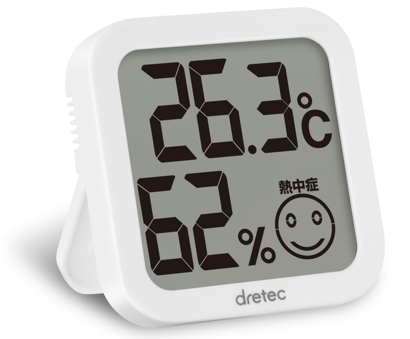 温湿度計 デジタル 警戒機能付き ドリテック 公式 O-271 温度計 湿度計 おしゃれ 赤ちゃん 卓上 壁掛け 室温計｜dish｜02
