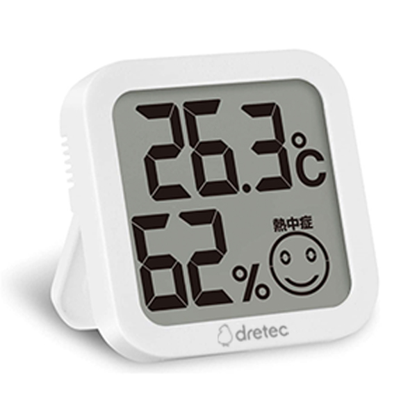 ドリテック 温湿度計 デジタル 警戒機能付き 公式 O-421 温度計 湿度計