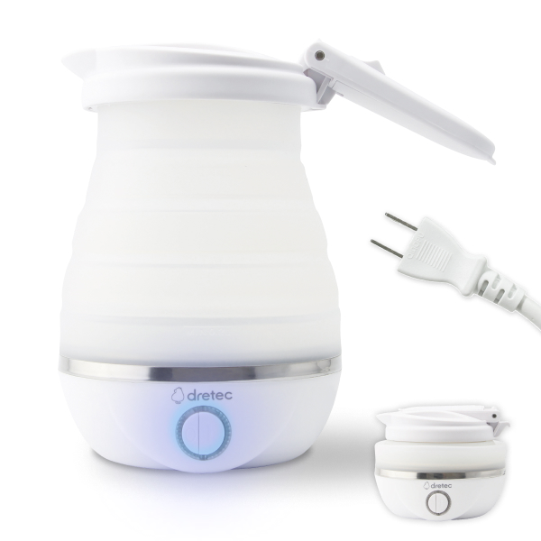 ドリテック トラベルケトル 折りたたみ式 携帯ケトル 旅行 出張 小さい