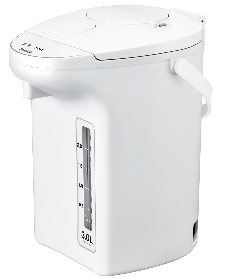 30日延長保証カード付き】 電気ポット 3L 保温 小型 ステンレス