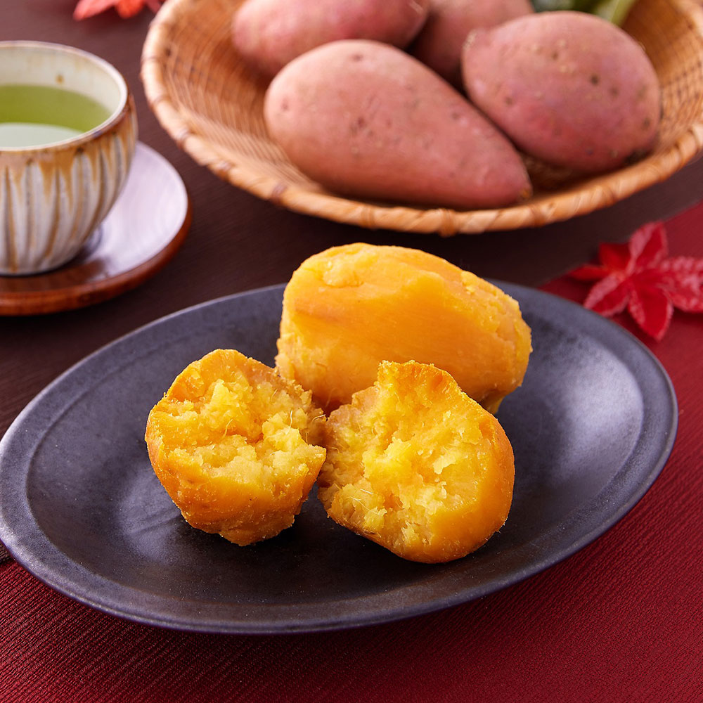 夢百笑」 焼芋革命 焼き蜜芋 皮なし 丸ごと 3袋 安納芋 さつまいも