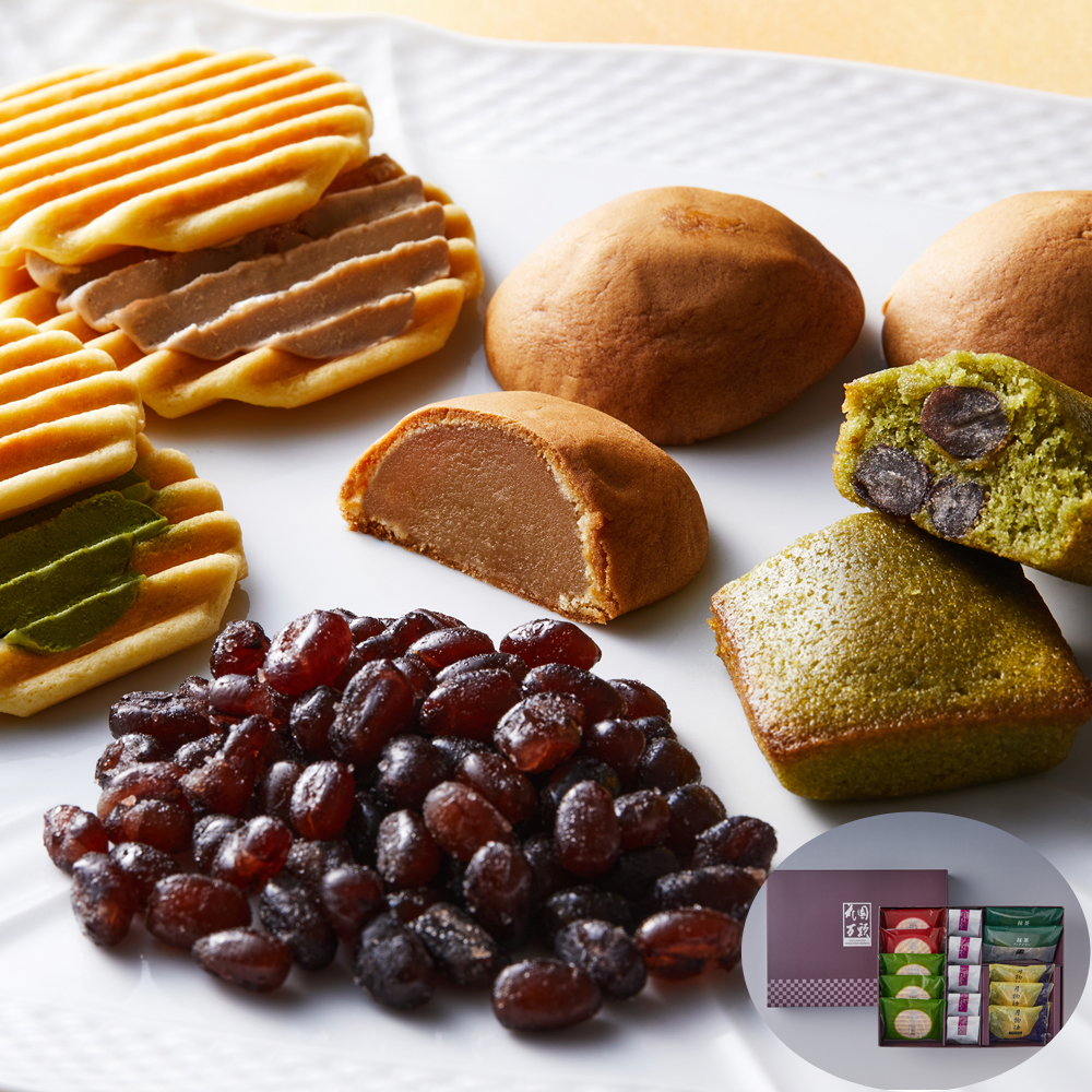東京 新宿 花園万頭 花園5種詰合せ ぬれ甘なつと 抹茶フィナンシェ 最中 煎餅 和菓子 詰め合わせ 高級 銘菓 スイーツ 個包装