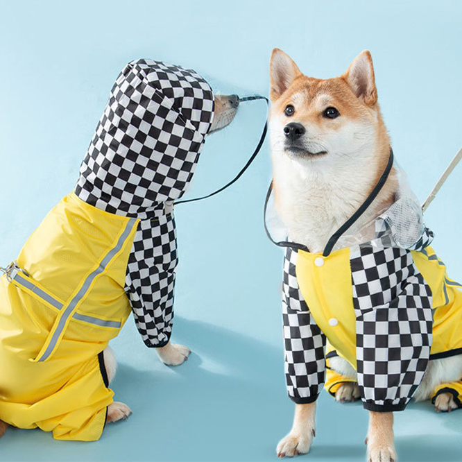 犬服 小型犬用 レインコート フルカバー / チワワ トイプードル