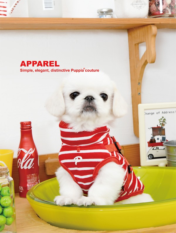 Puppia 犬服 PUPPIA ハーネス一体型マリンベスト クランシー