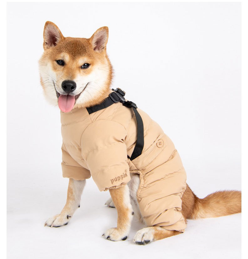 Puppia（パピア） 犬服 ハーネス一体型ウルトラライト中綿入りソフト