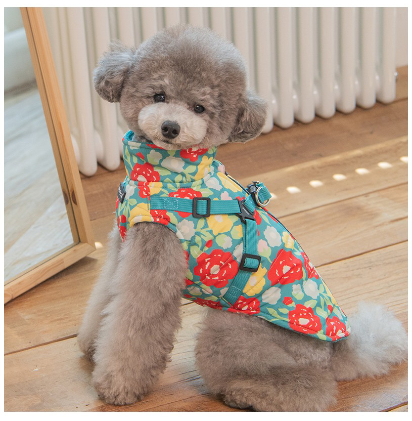 Puppia（パピア） 犬服 ハーネス一体型ジャンパー アリッサ（小型犬用