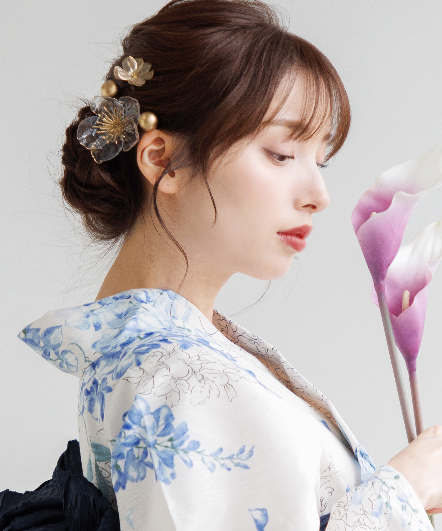 Dita（ディータ） 髪飾り パール 成人式 和装 袴 花 卒業式 レディース