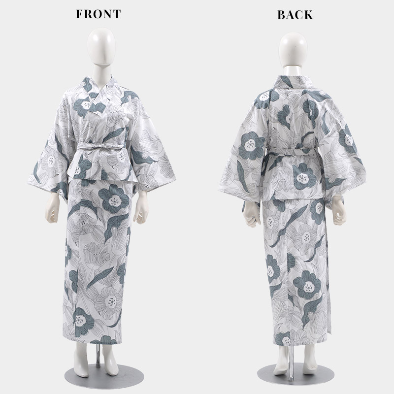 dita 浴衣　2点セット Dita 浴衣 セパレート セット レディース 二部式 2way 簡単