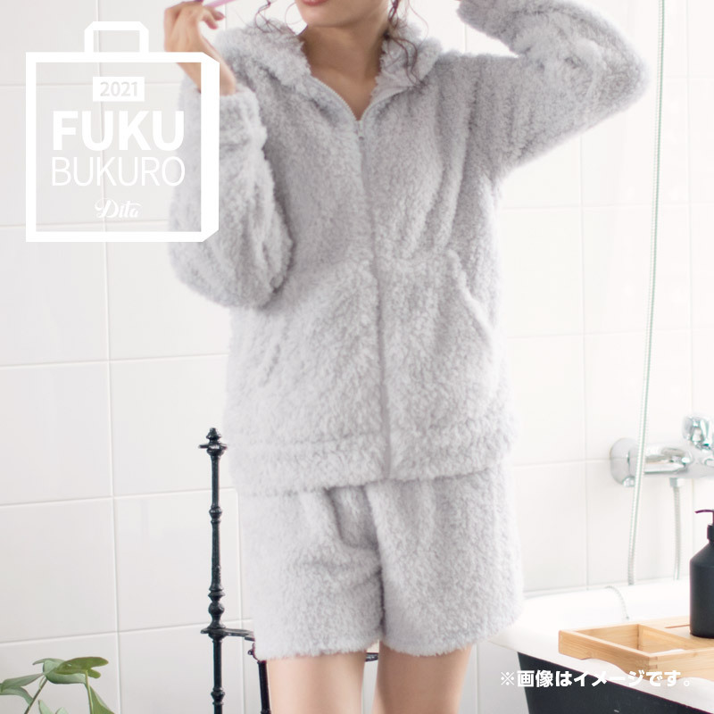 福袋 ルームウェア レディース もこもこルームウェア3点入り2023年福袋